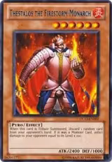 Thestalos the Firestorm Monarch (Blue) (DL12-EN007), Duelist League Promo — Yu-Gi-Oh! card price