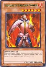 Thestalos the Firestorm Monarch (Green) (DL12-EN007), Duelist League Promo — Yu-Gi-Oh! card price