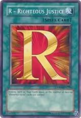 R - Righteous Justice (DR04-EN220), Dark Revelation Volume 4 — Yu-Gi-Oh! card price