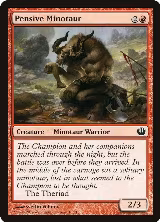 Pensive Minotaur (105) — card price