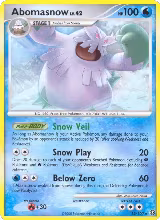 Abomasnow (12/100) — card price