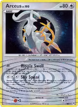 Arceus (AR5) (AR5), Arceus — Pokémon card price