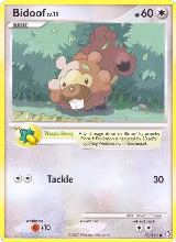 Bidoof (73/123) — card price