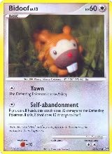 Bidoof (54/100) — card price