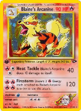 Blaine's Arcanine (001/132), Gym Challenge — Pokémon card price