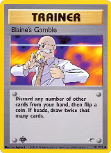 Blaine's Gamble (121/132) — card price