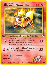 Blaine's Growlithe (35) (035/132) — card price