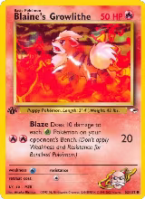 Blaine's Growlithe (62) (062/132) — card price