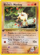 Blaine's Mankey (063/132) — card price