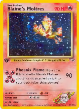 Blaine's Moltres (001/132), Gym Heroes — Pokémon card price