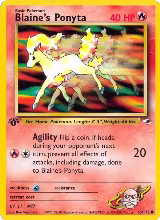 Blaine's Ponyta (063/132) — card price