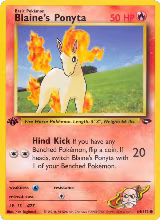 Blaine's Ponyta (064/132) — card price