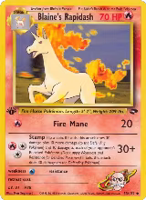 Blaine's Rapidash (033/132) — card price