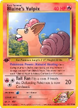 Blaine's Vulpix (065/132) — card price