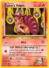 Blaine's Vulpix (066/132) — card price