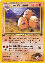 Brock's Dugtrio (022/132) — card price