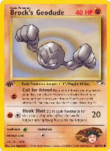Brock's Geodude (66) (066/132) — card price