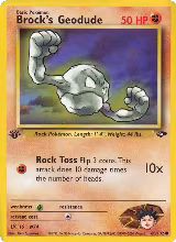 Brock's Geodude (068/132) — card price