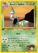 Brock's Golbat (039/132) — card price