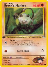 Brock's Mankey (67) (067/132) — card price