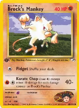 Brock's Mankey (68) (068/132) — card price