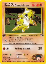 Brock's Sandshrew (71) (071/132) — card price
