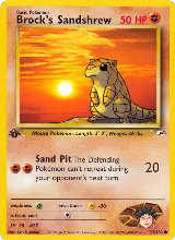 Brock's Sandshrew (72) (072/132) — card price