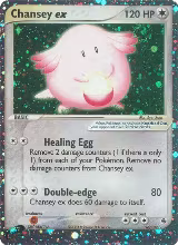 Chansey ex (96/109) — card price
