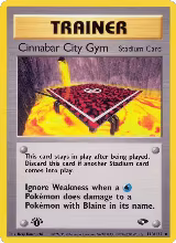 Cinnabar City Gym (113/132) — card price