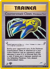 Counterattack Claws (097/105) — card price