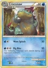 Croconaw (#13) (13/30), HGSS Trainer Kit: Gyarados & Raichu — Pokémon card price