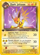 Dark Jolteon (38/82), Team Rocket — Pokémon card price
