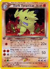 Dark Tyranitar (011/105), Neo Destiny — Pokémon card price