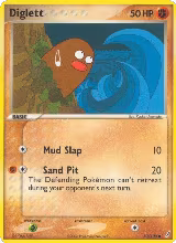 Diglett (50/100), EX Crystal Guardians — Pokémon card price