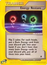 Energy Restore (141/165) — card price