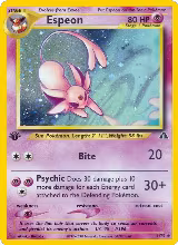 Espeon (1) (01/75), Neo Discovery — Pokémon card price