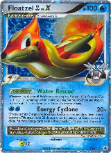 Floatzel GL Lv.X (104/111), Rising Rivals — Pokémon card price
