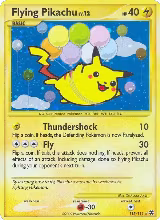 Flying Pikachu (113/111), Rising Rivals — Pokémon card price