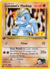 Giovanni's Machop (072/132) — card price