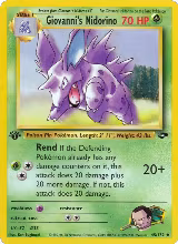 Giovanni's Nidorino (045/132) — card price