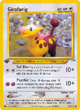 Girafarig (066/105), Neo Destiny — Pokémon card price