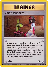 Good Manners (111/132) — card price