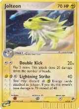 Jolteon (6/100), EX Sandstorm — Pokémon card price