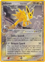 Jolteon (Delta Species) (7/113), EX Delta Species — Pokémon card price