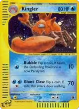 Kingler (15) (015/165), Expedition — Pokémon card price