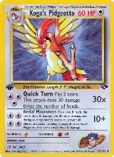 Koga's Pidgeotto (027/132) — card price