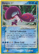 Kyogre Star (112/113) — card price