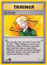 Lt. Surge (101) (101/132) — card price