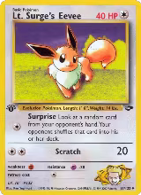 Lt. Surge's Eevee (051/132) — card price