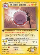 Lt. Surge's Electrode (052/132) — card price
